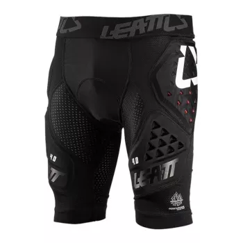 LEATT Impact Shorts 3DF 4.0 Protective Shorts, Size M, Black