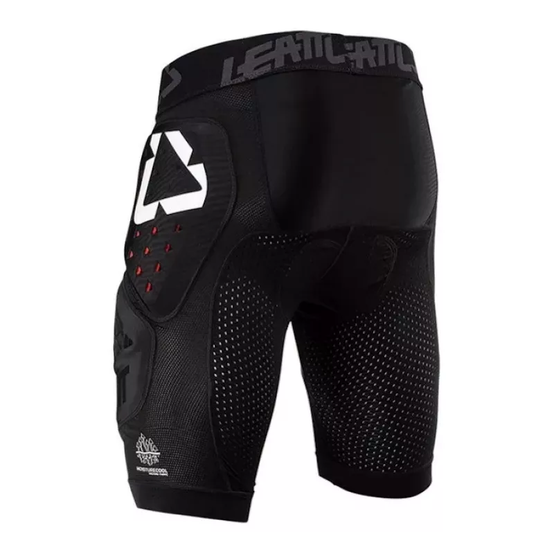 LEATT Impact Shorts 3DF 4.0 Protective Shorts, Size L, Black