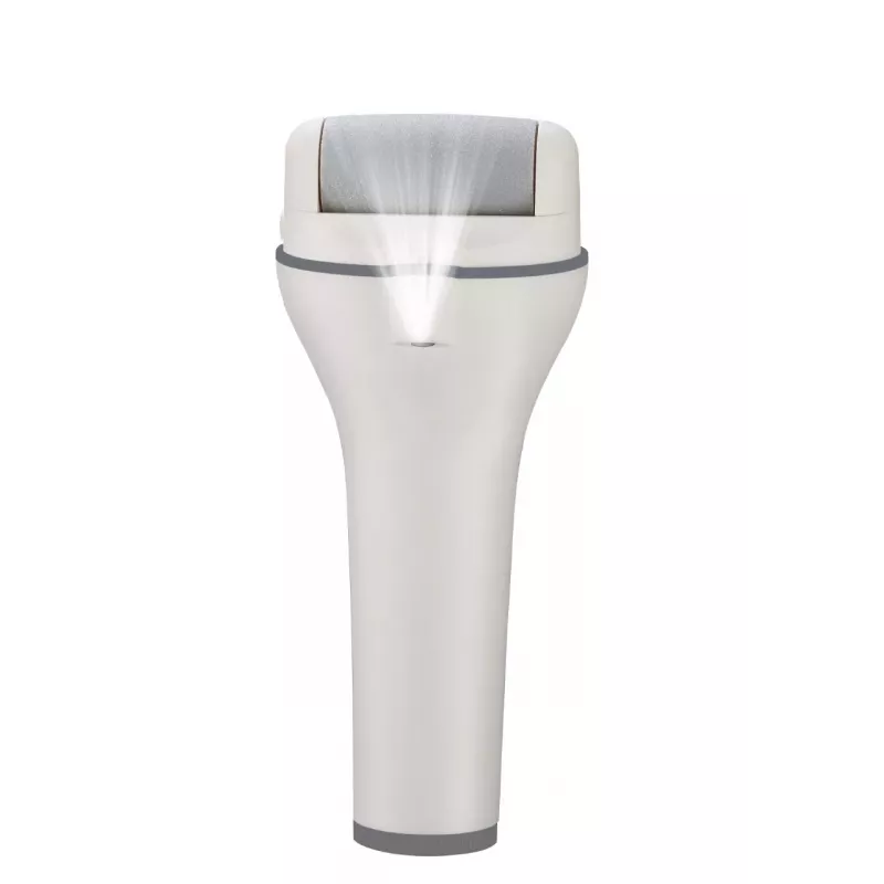 Ray Battler RB 0018 Callus Remover - Electric Rechargeable Foot File with 3 Roller Heads, IPX7 Waterproof, Wet & Dry Use
