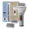 Ray Battler RB 0018 Callus Remover - Electric Rechargeable Foot File with 3 Roller Heads, IPX7 Waterproof, Wet & Dry Use