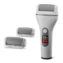 Ray Battler RB 0018 Callus Remover - Electric Rechargeable Foot File with 3 Roller Heads, IPX7 Waterproof, Wet & Dry Use