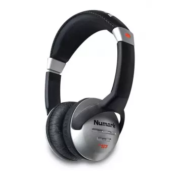 Numark HF125 DJ Headphones - Over-Ear, Closed-Back, 40mm Drivers, Black