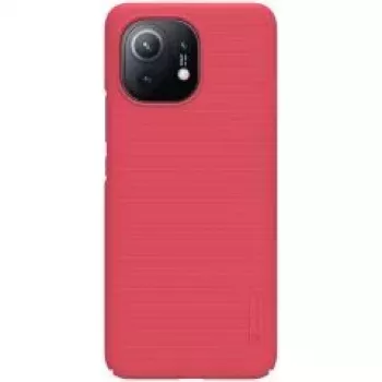 Nillkin Super Frosted Shield Back Cover for Xiaomi Mi 11 - Bright Red