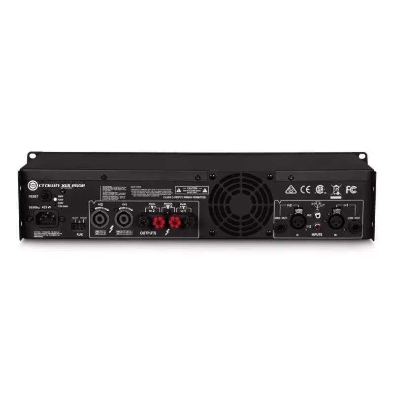 Crown XLS 2502 Two-Channel Power Amplifier with DSP