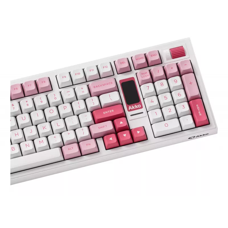 AKKO 5098B Prunus Lannesiana Mechanical Keyboard, 98-Key, Triple Mode, Hot-Swappable, RGB, PBT ASA Keycaps