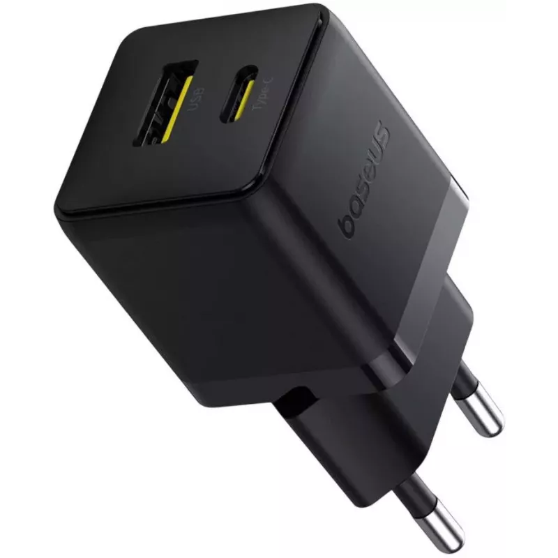 Baseus Palm 30W USB-C USB-A Charger Black