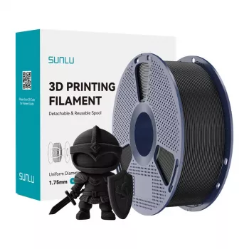 SUNLU PLA+ Filament 1.75 mm Black 1 kg