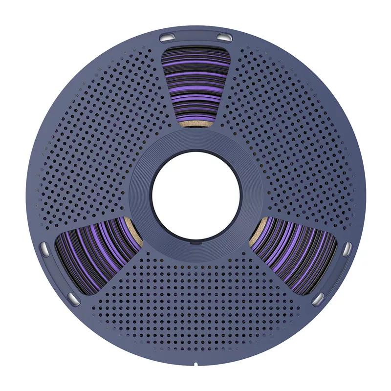 SUNLU PLA+ Silk Dual Color Filament (Black and Purple) 1.75mm 1kg