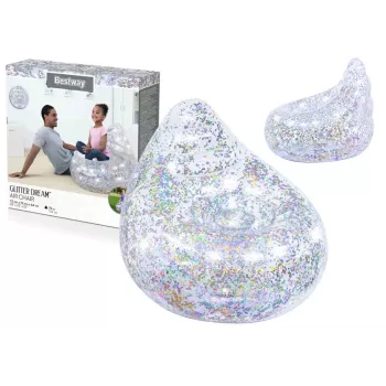 Bestway Inflatable Glitter Armchair 72x72x64 cm