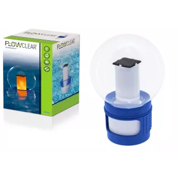 Bestway Flowclear 58699 Pool Chemistry Dispenser - Floating Chlorine & Bromine Tablet Dispenser for Above-Ground Pools, Spas, Hot Tubs