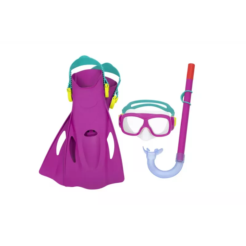 Bestway Diving Set Mask, Snorkel, Fins Pink 25019