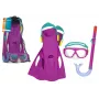 Bestway Diving Set Mask, Snorkel, Fins Pink 25019