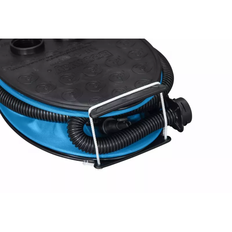 Bestway Foot Pump 23cm x 15cm 62023 - Manual Inflator/Deflator with 3 Nozzles