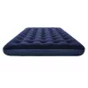 Bestway Air Mattress 191 x 137 x 22 cm Double Flocked Top Coil Beam Blue/Grey 67002