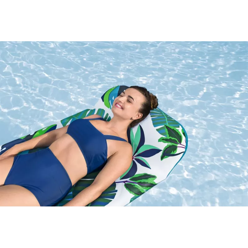 Bestway Inflatable Mattress Floating Palm Leaves on Water 43731