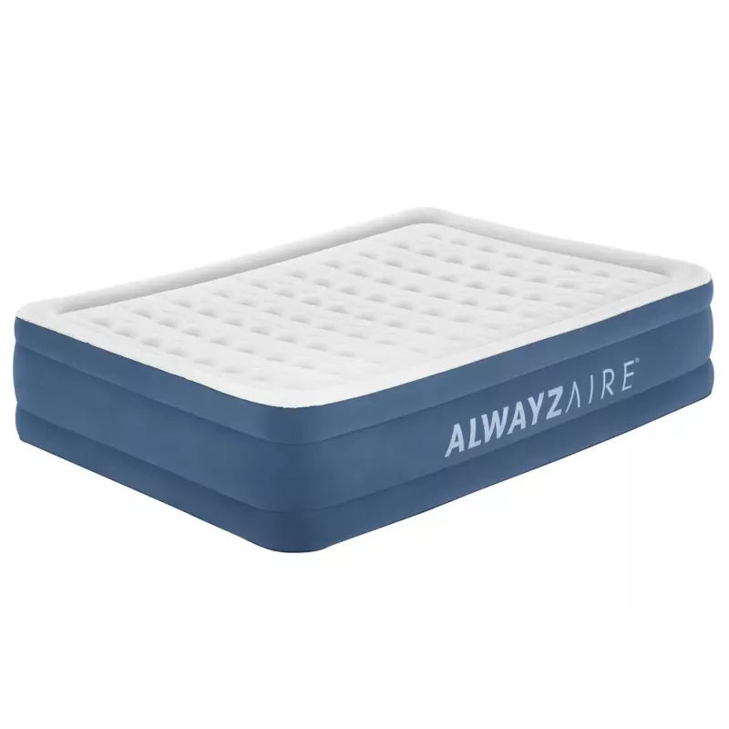 Bestway 67624 Inflatable Mattress 203 x 152 x 46 cm Queen Size with Built-in AC Pump
