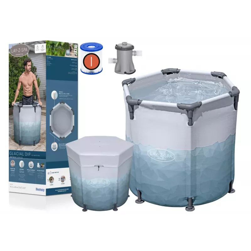 Bestway Barrel Ice Bath Tank 253L 6002K