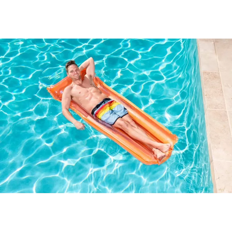 Bestway 44013 Inflatable Air Mattress for Swimming, Orange, 183 x 76 cm