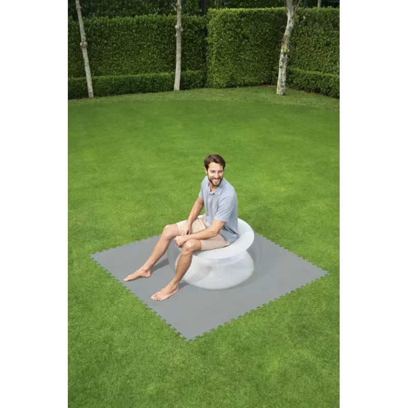 Bestway Flowclear Foam Mat for Swimming Pool 50 x 50 cm 8-Pack Blue