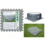 Bestway Flowclear Foam Mat for Swimming Pool 50 x 50 cm 8-Pack Blue
