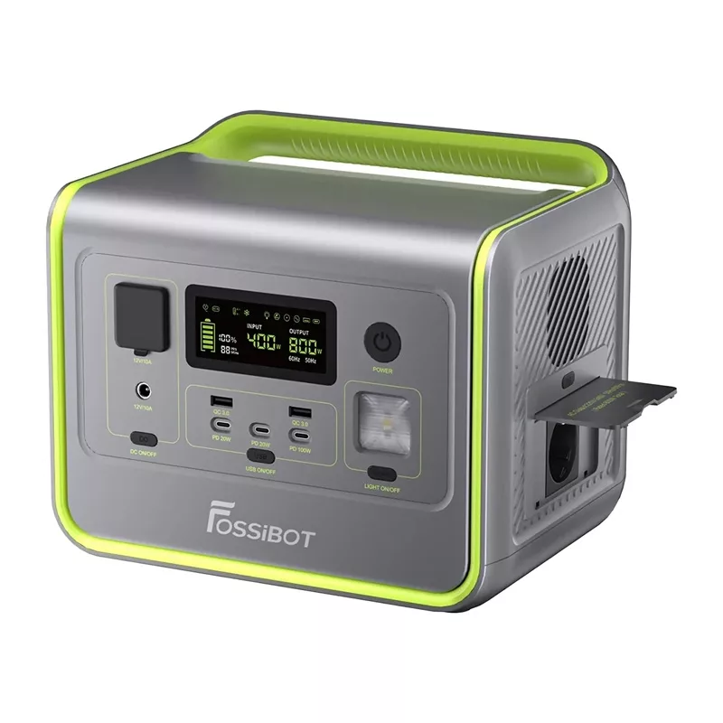 FOSSIBOT F800 800W Portable Power Station (Green)
