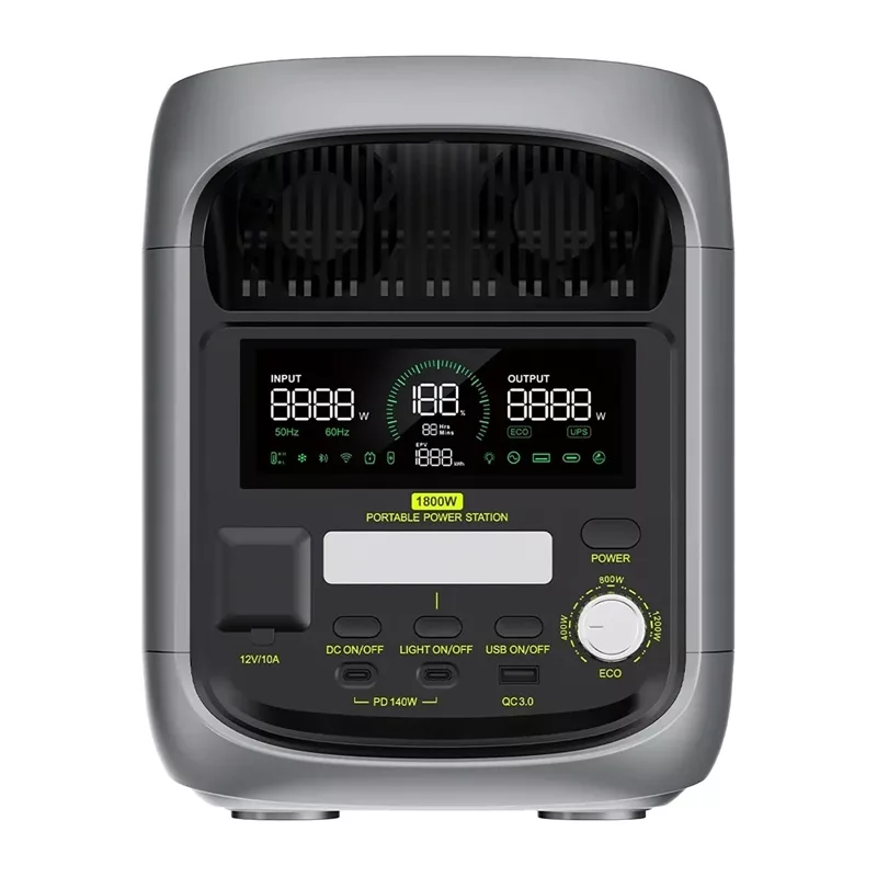 FOSSIBOT F1800 1800W Charging Station, Gray