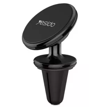 YESIDO C175 One-Touch Opening 360° Adjustable Viewing Angle Mini Suction Cup Ejector Clip Phone Holder Black