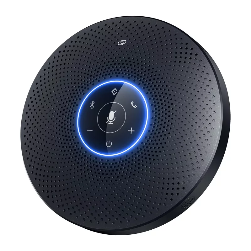 EMEET OfficeCore M2 Max Conference Speaker - 8-Mic Array, 360° Pickup, USB-C/Bluetooth 5.0, 24h Battery, Daisy Chain