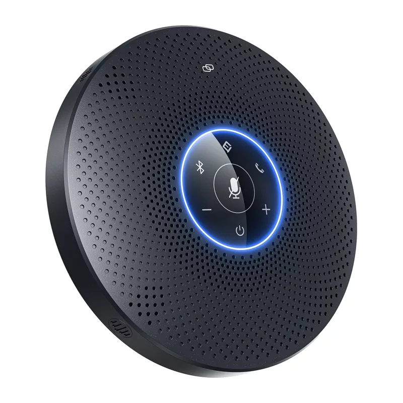 EMEET OfficeCore M2 Max Conference Speaker - 8-Mic Array, 360° Pickup, USB-C/Bluetooth 5.0, 24h Battery, Daisy Chain