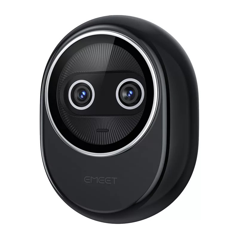 EMEET Piko+ Webcam 4K UHD with Autofocus, Dual Microphones, Privacy Shutter, USB-C, Black