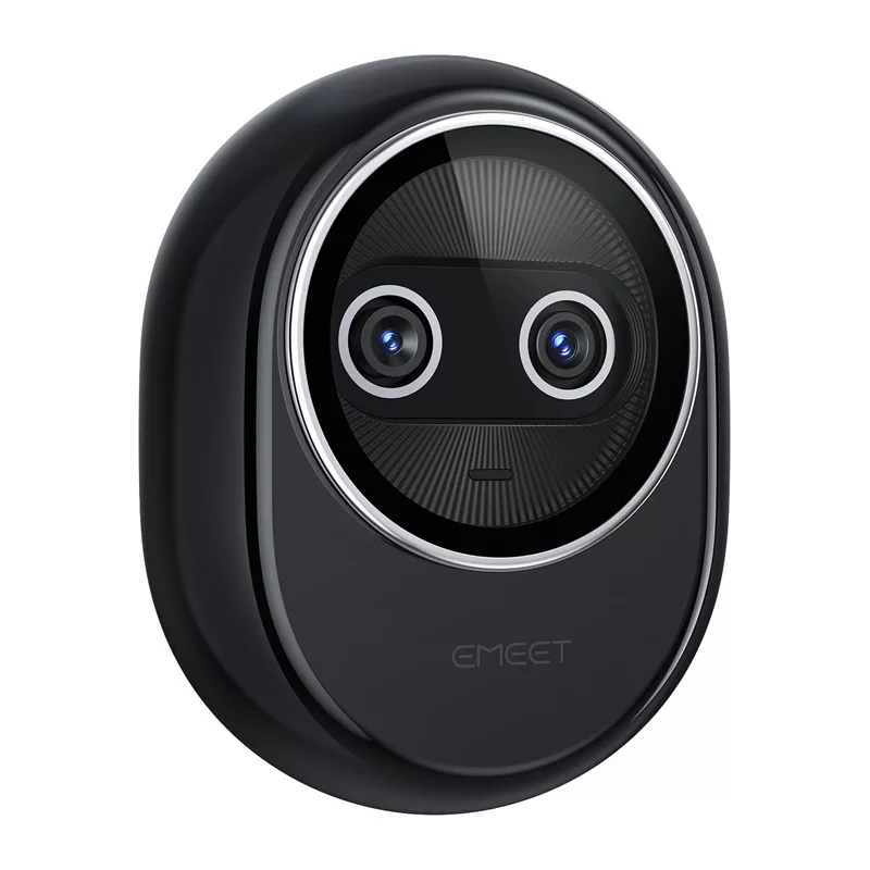 EMEET Piko+ Webcam 4K UHD with Autofocus, Dual Microphones, Privacy Shutter, USB-C, Black