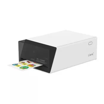 Liene Pix Cut 2-in-1 Portable Photo Printer - ZINK Technology, Bluetooth 5.0, Built-in Cutter, Sticker Prints