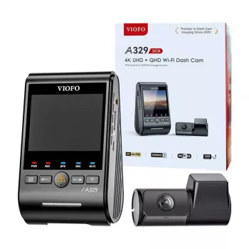 VIOFO A329S-2CH Dual-Channel 4K+2K Dash Camera with GPS and Wi-Fi