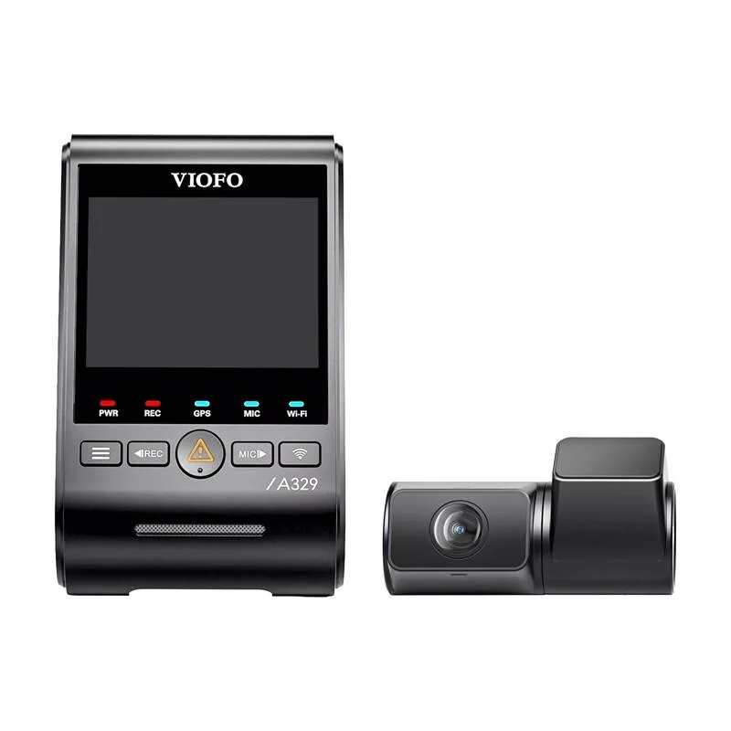 VIOFO A329S-2CH Dual-Channel 4K+2K Dash Camera with GPS and Wi-Fi