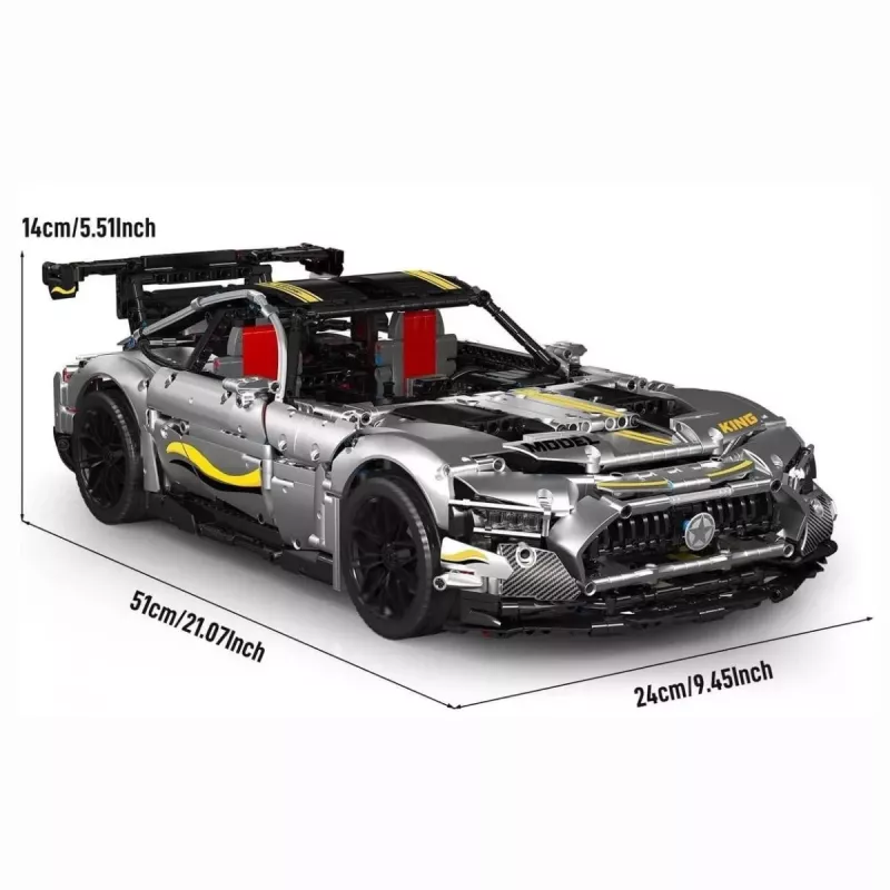 MOULD KING Quicksilver Sports Car Building Blocks Set 1:8 Scale 2872 Pieces