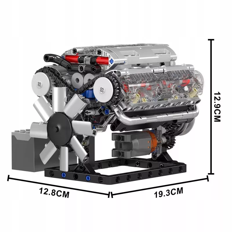MOULD KING V8 Engine Building Set 10088S - 552 Pieces