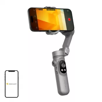 AOCHUAN X Gimbal (Gray) - 3-Axis Smartphone Stabilizer