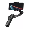 AOCHUAN XE Standard Gimbal (Black) - 3-Axis Smartphone Stabilizer with Bluetooth 5.0, 2600mAh Battery, Foldable Design