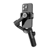 AOCHUAN XE Standard Gimbal (Black) - 3-Axis Smartphone Stabilizer with Bluetooth 5.0, 2600mAh Battery, Foldable Design
