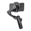 AOCHUAN XE Standard Gimbal (Black) - 3-Axis Smartphone Stabilizer with Bluetooth 5.0, 2600mAh Battery, Foldable Design