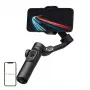 AOCHUAN XE Standard Gimbal (Black) - 3-Axis Smartphone Stabilizer with Bluetooth 5.0, 2600mAh Battery, Foldable Design