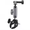 TELESIN Universal Handlebar Tube Clamp Mount for Sport Cameras (Aluminum)
