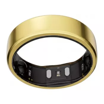 RingConn Smart Ring Gen2 - Sleep & Fitness Tracking Wearable - Heart Rate - King Gold Size 10