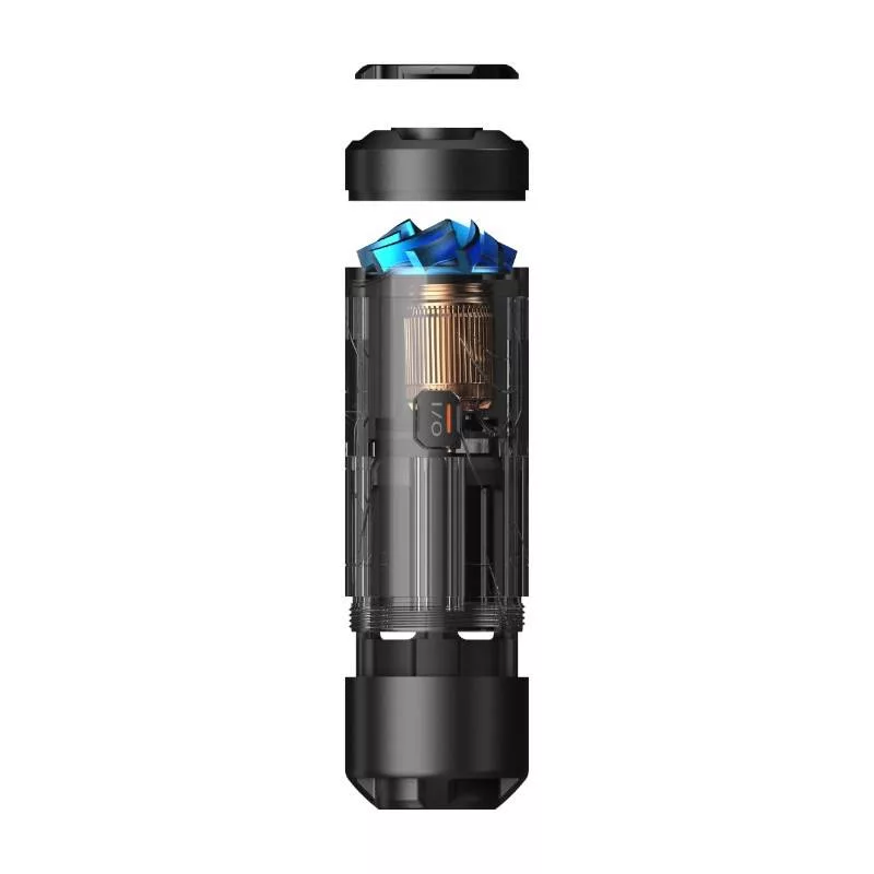 FLEXTAIL Zero Pump-B Portable Air Pump with Camping Lantern, USB-C Rechargeable, IPX4, 2.5 kPa, 180 L/min