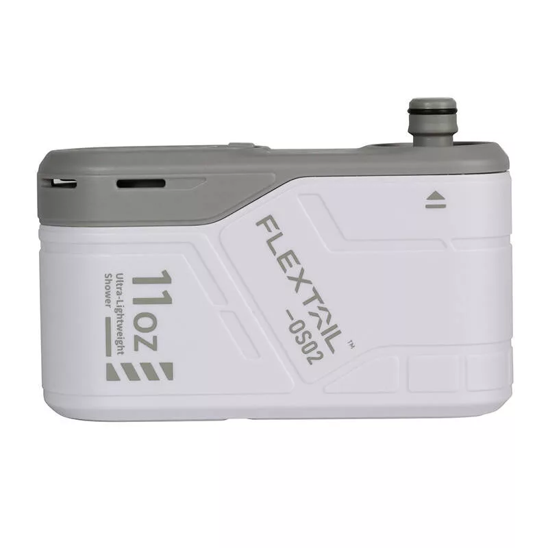FLEXTAIL Max Shower Portable Shower with Pump (White)