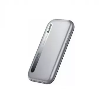 Eaton Rokid Station 2 Silver - Android TV 11 Streaming Media Player with 32GB Storage, Bluetooth 5.0, Wi-Fi 5, 5000mAh Battery