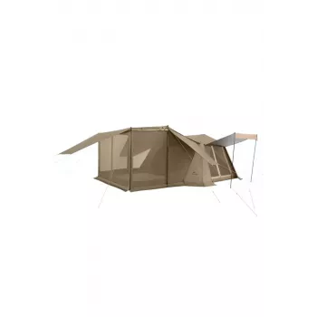 NATUREHIKE Village 13 Pro Flagship Upgrade Automatic Pop-up Tent, 4-6 Person, Dark Brown