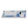 AKKO 5098B Glacier 98-Key Tri-Mode Mechanical Keyboard (White/Blue/Grey)