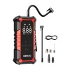 GOOLOO A6 Gear Air Compressor - Digital Tire Inflator with 150 PSI, 6000mAh Battery, LED Flashlight, USB-C Charging