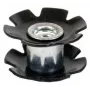 Lucky Starnut 23mm - 1-1/8 inch Threadless Headset Star Nut - Black